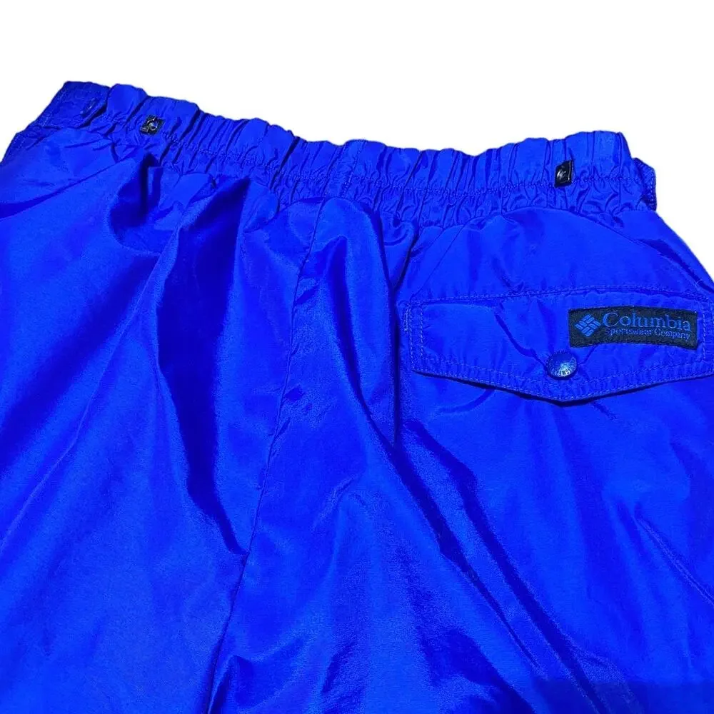 Columbia royal blue and black waterproof ski pants - men's XL